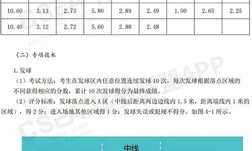 中考排球标准_中考排球标准距离高度